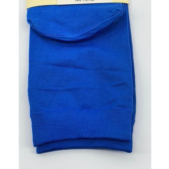 FOOT TRAFFIC Women's Royal Blue Fashion Opaque Trouser Socks SZ OS - Picture 3 of 6